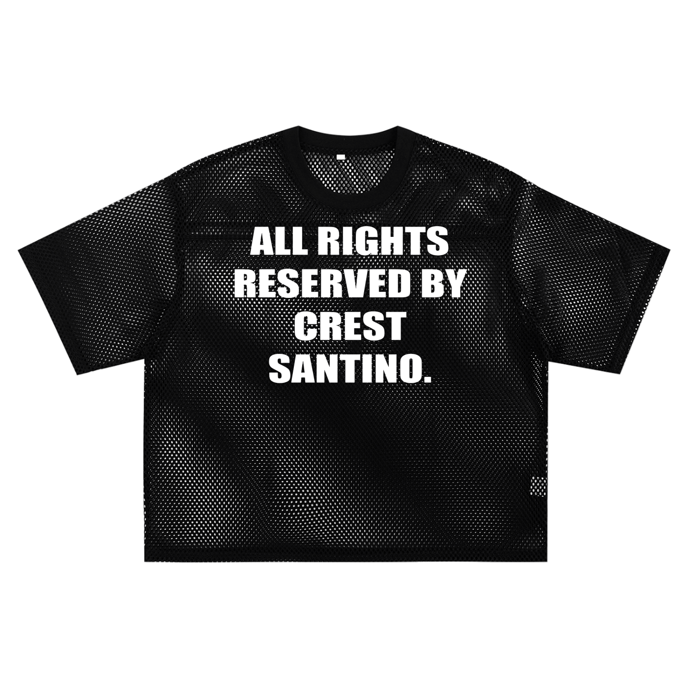 See-through Boxy Net RIGHTS TEE