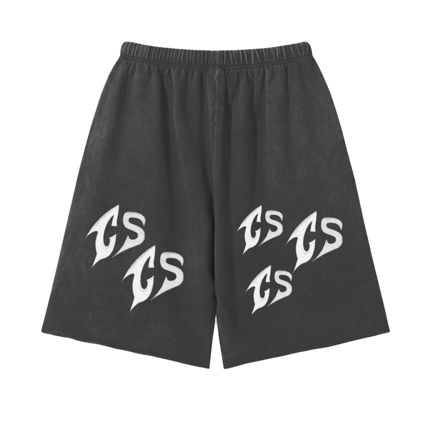 SCATTERED LOGO SHORTS