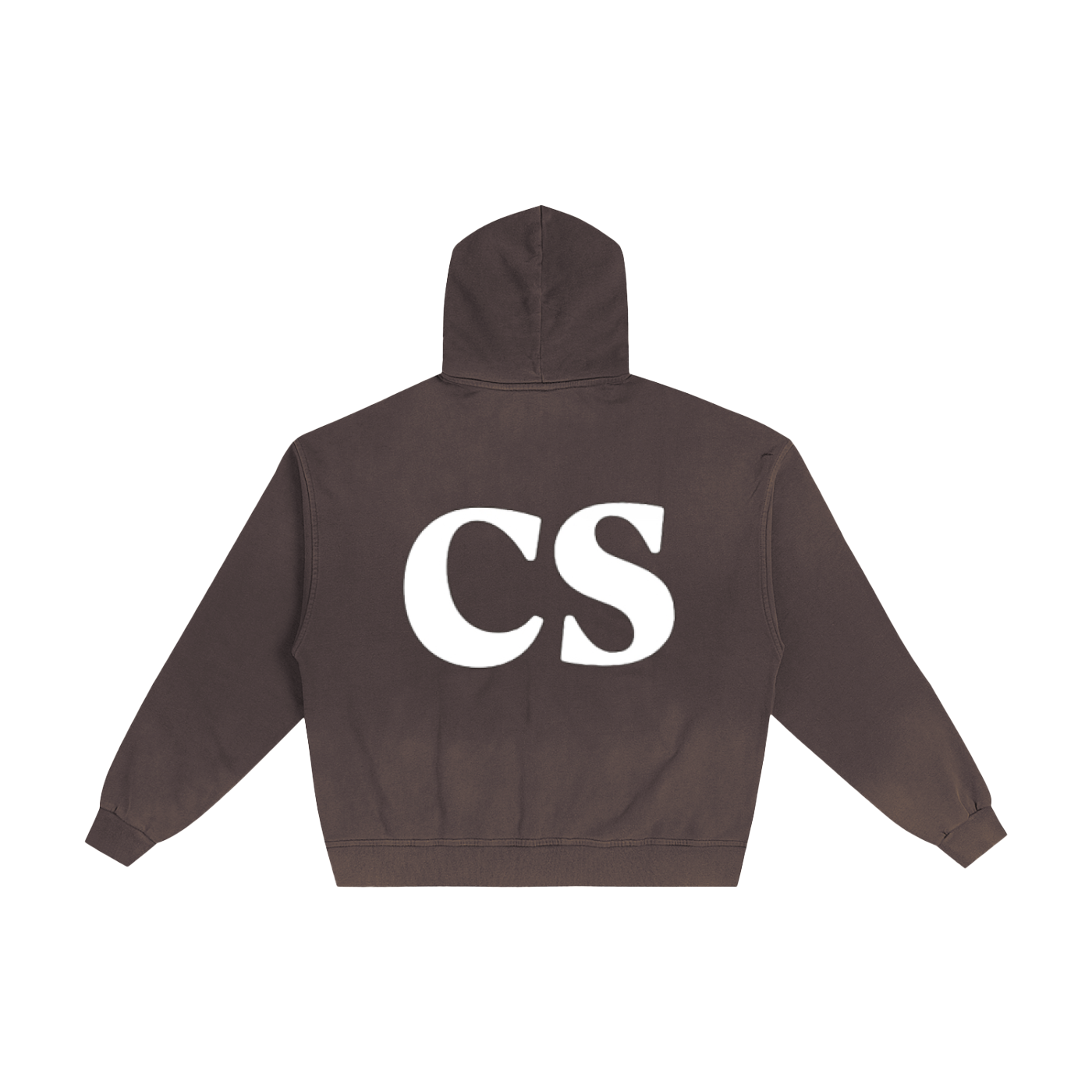 Hand-Frayed STRETCH LOGO ZIP-UP