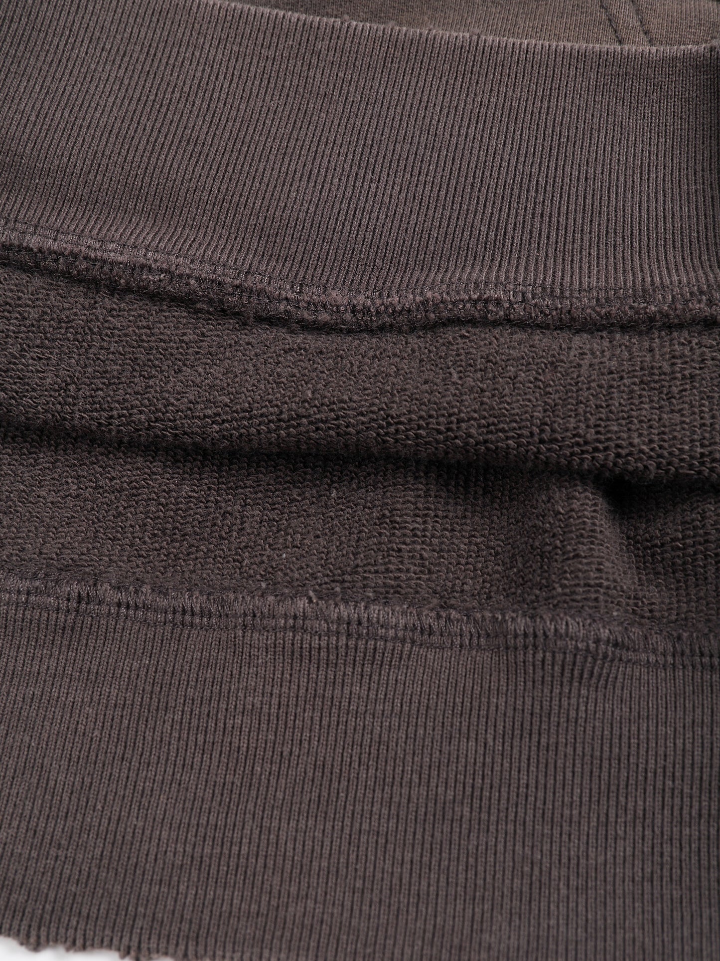 Hand-Frayed STRETCH LOGO ZIP-UP
